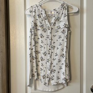 Maternity short sleeve blouse